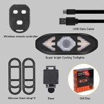 USB Rechargeable Bike Rear Light with Horn