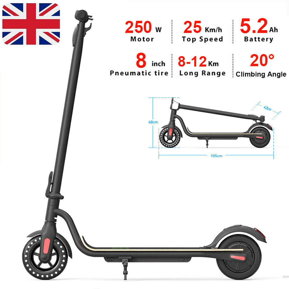 Fast-Folding Electric Scooter for Adults, Long Range, UK Brand