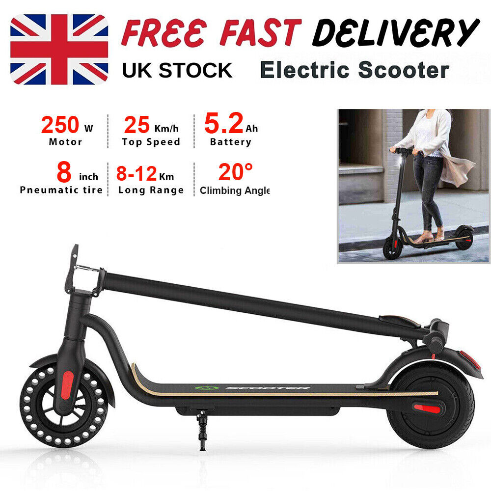 Fast-Folding Electric Scooter for Adults, Long Range, UK Brand