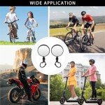 Adjustable Handlebar Mirrors for Electric Scooters
