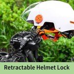 2-Pack Helmet Locks with 4-Digit Combination Code