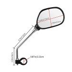 Adjustable Bike Mirrors for 22.2mm Handlebars