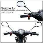 Adjustable Bike Mirrors for 22.2mm Handlebars