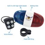 LED Bike Light & Electric Horn with Siren