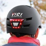 VICI Electric Scooter and Skateboard Helmet with Lights