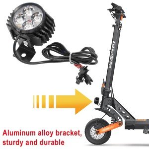 Kugoo Kirin M4 Pro Headlight and Horn Upgrade