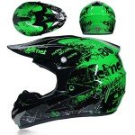 Youth Motocross Helmet with Goggles and Gloves