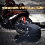 Matt Black Full Face Off-Road Motorcross Helmet
