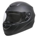 Zorax Matt Black Full Face Motorbike Helmet