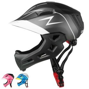 COOZi Kids 2-in-1 BMX Full-Face & Half Helmet