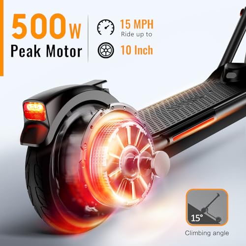 SISIGAD Electric Scooter: 10" Tires, 32km Range, Foldable