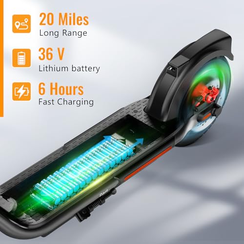SISIGAD Electric Scooter: 10" Tires, 32km Range, Foldable