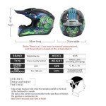 Youth Motocross Helmet with Goggles and Gloves