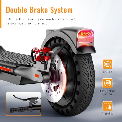SISIGAD Electric Scooter: 10" Tires, 32km Range, Foldable