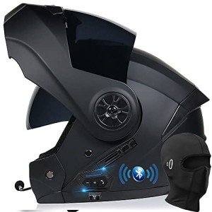Bluetooth Full Face Motorbike Helmet with Visor