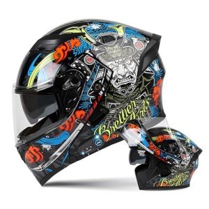 Yirunfa Bluetooth Full Face Motorcycle Helmet