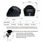 Bluetooth Full Face Motorbike Helmet with Visor