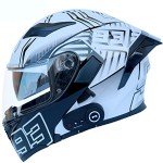 Bluetooth Modular Flip-Up Motorcycle Helmet for Men & Women