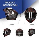 Bluetooth Modular Flip-Up Motorcycle Helmet for Men & Women