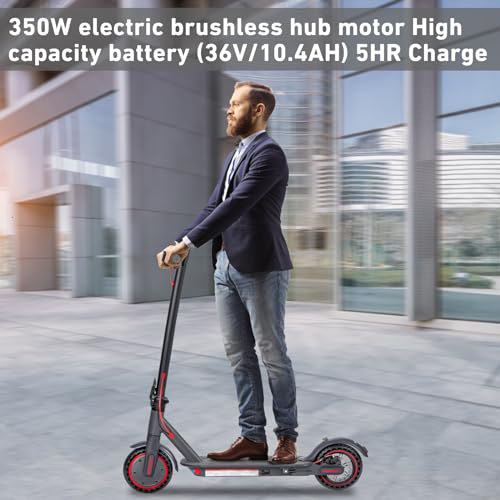 Kedaung Electric Scooter for Adults, Folding Sports Scooter, Double Braking Electric Scooters for Travelers, 8.5" Tires Electric Scooter for Adults