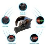 Bluetooth Modular Flip-Up Motorcycle Helmet for Men & Women