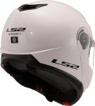 LS2 Modular Flip Front Motorcycle Helmet - Gloss White