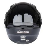 Flip-Up Motorcycle Helmet with Dual Visors - Black