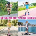 Kids Bike Helmet and Safety Pad Set (Pink)