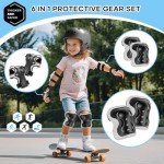 Kids Knee and Elbow Pads Protective Gear Set