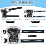 Kids Knee and Elbow Pads Protective Gear Set