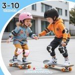 Kids Knee and Elbow Pads Protective Gear Set