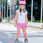 Kids Bike Helmet and Safety Pad Set (Pink)