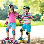 Kids Cartoon Helmet and Pad Set for Scooters