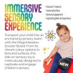 MagicMeadow Sensory Scooter Board for Kids