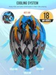 Kids Adjustable Bike Helmet for Ages 5-13