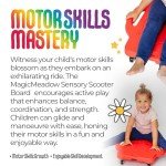 MagicMeadow Sensory Scooter Board for Kids