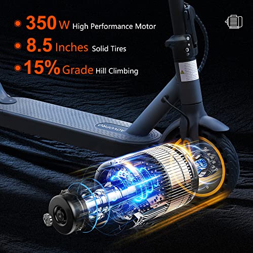 AOVOPRO Electric Scooter: 350W Motor, 30km Range
