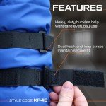 Heavy Duty Adjustable Anti-Shock Elbow Pads - Black