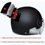 Electric Scooter Helmet with Detachable Anti-Glare Visor