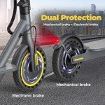 Riceel R50 Electric Scooter, Speed up to 25 km/h, 30 km of autonomy, 8.5" Solid Tire, Maximum Load 120 kg, Dual Braking