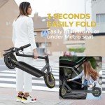 Riceel R50 Electric Scooter, Speed up to 25 km/h, 30 km of autonomy, 8.5" Solid Tire, Maximum Load 120 kg, Dual Braking