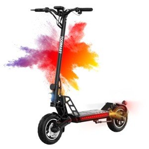 Electric Scooter Adult, 40-45 km Range, 48V 10.4 Ah Battery, 10 inch Off-Road Tires, Electric Scooter Adult 120 kg Load Capacity - TODIMART G2 Escooter