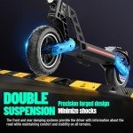 Electric Scooter Adult, 40-45 km Range, 48V 10.4 Ah Battery, 10 inch Off-Road Tires, Electric Scooter Adult 120 kg Load Capacity - TODIMART G2 Escooter