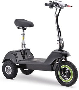 Folding 3-Wheel Electric Mobility Scooter with Seat