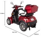 1000W Fast Electric Mobility Scooter with Removable Battery