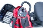 Red Lightweight Folding Electric Scooter with USB Port