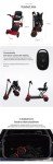 Automatic Folding Electric Mobility Scooter with Remote