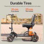 SuperHandy Explorer 4-Wheel Mobility Scooter