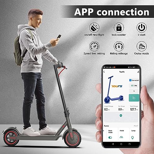 Sunclimb 8.5" Electric Scooter for Adults with App