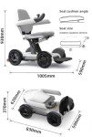 Foldable Electric Wheelchair with Smart Control